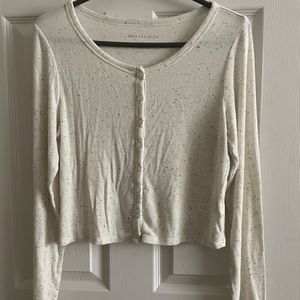 American eagle long sleeve crop top
